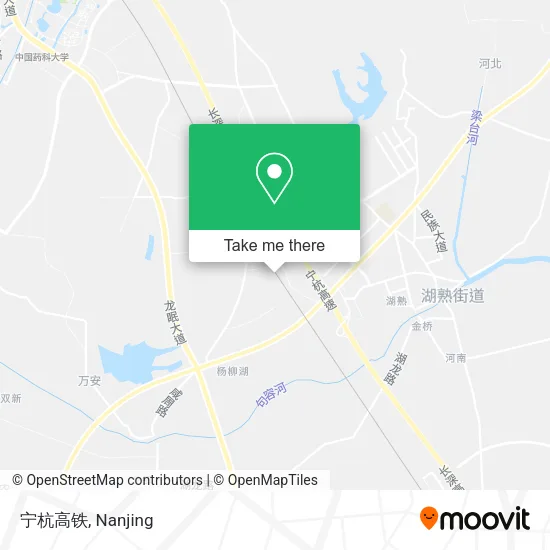 宁杭高铁 map