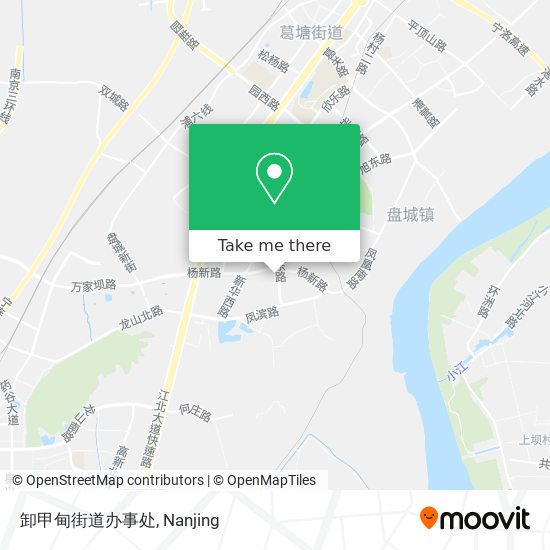 卸甲甸街道办事处 map