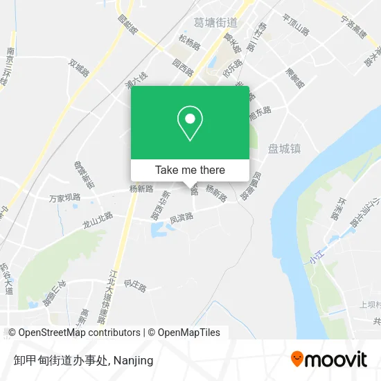 卸甲甸街道办事处 map