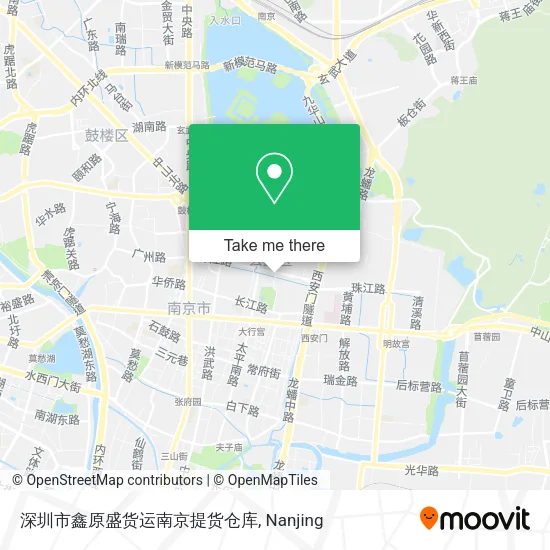 深圳市鑫原盛货运南京提货仓库 map