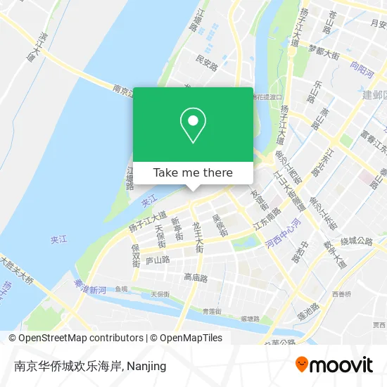 南京华侨城欢乐海岸 map