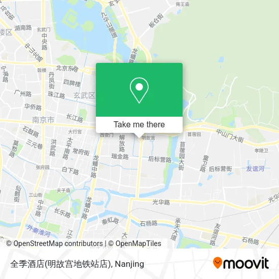 全季酒店(明故宫地铁站店) map
