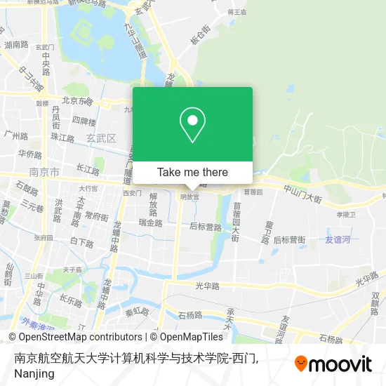 南京航空航天大学计算机科学与技术学院-西门 map