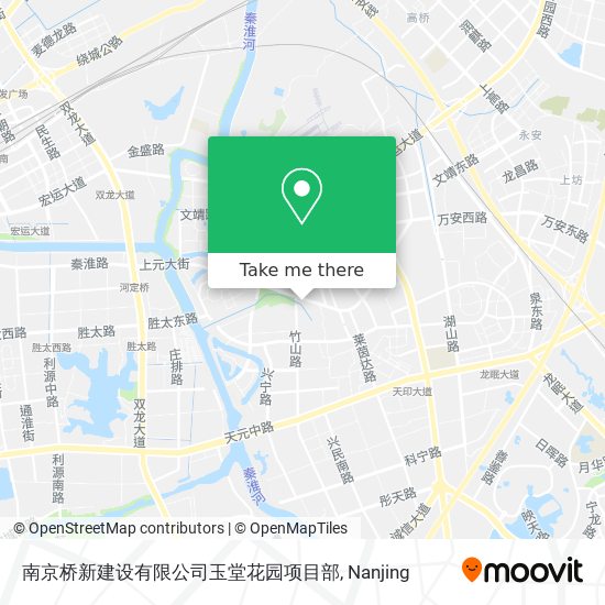 南京桥新建设有限公司玉堂花园项目部 map