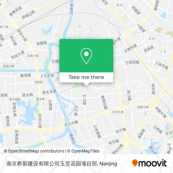 南京桥新建设有限公司玉堂花园项目部 map