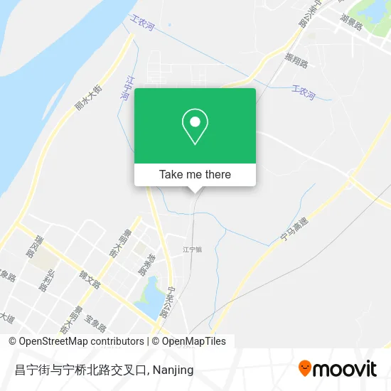 昌宁街与宁桥北路交叉口 map