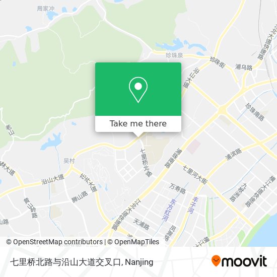 七里桥北路与沿山大道交叉口 map