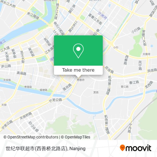 世纪华联超市(西善桥北路店) map