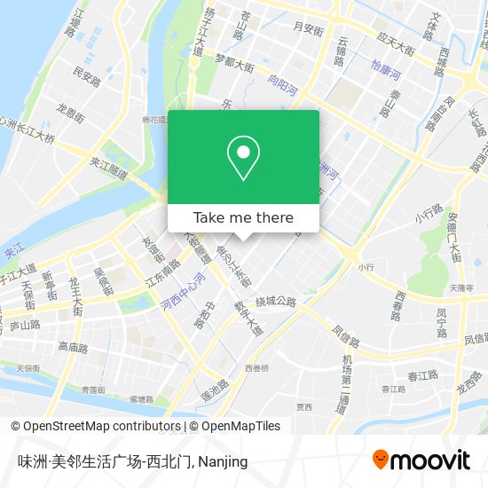 味洲·美邻生活广场-西北门 map