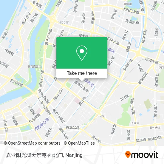 嘉业阳光城天景苑-西北门 map