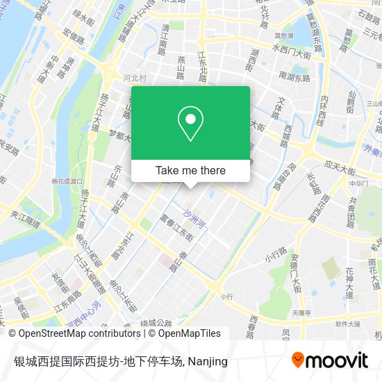 银城西提国际西提坊-地下停车场 map
