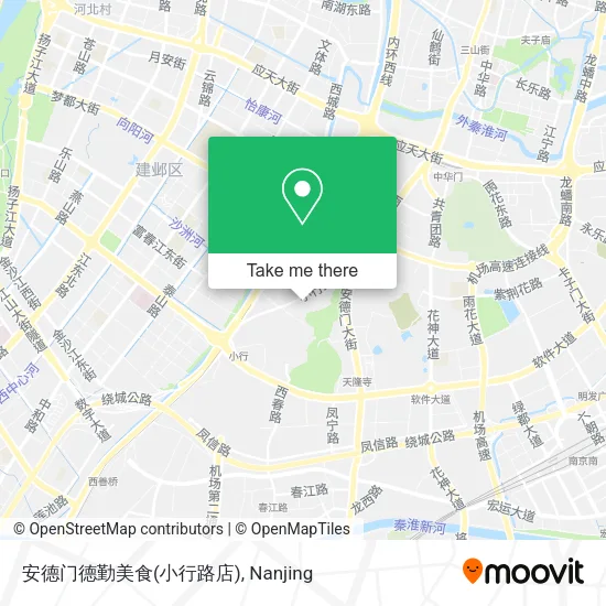 安德门德勤美食(小行路店) map
