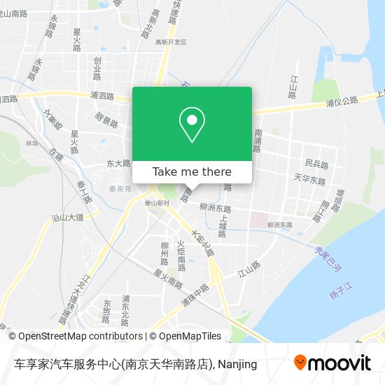 车享家汽车服务中心(南京天华南路店) map