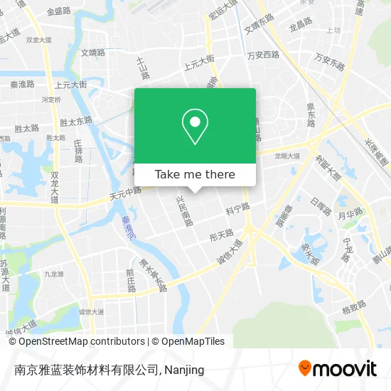 南京雅蓝装饰材料有限公司 map