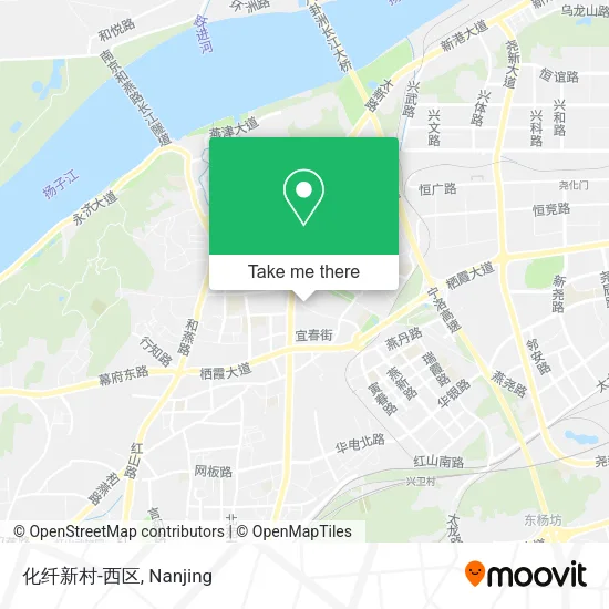 化纤新村-西区 map