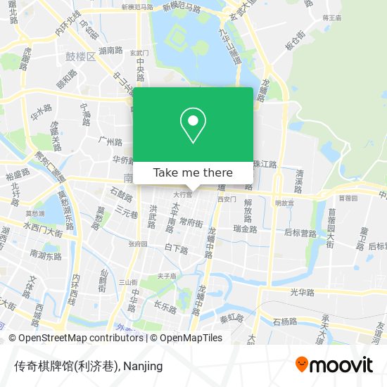 传奇棋牌馆(利济巷) map