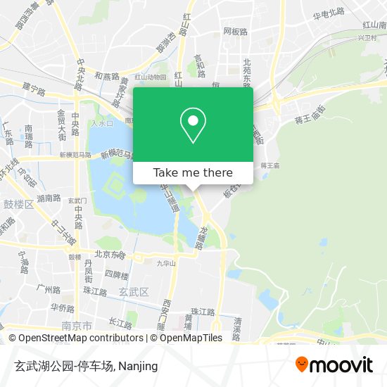玄武湖公园-停车场 map