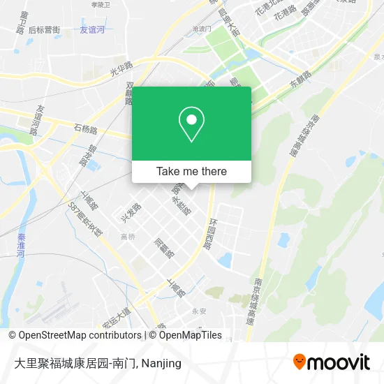 大里聚福城康居园-南门 map