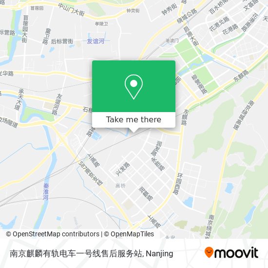 南京麒麟有轨电车一号线售后服务站 map