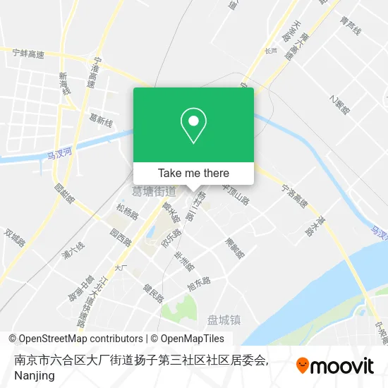 南京市六合区大厂街道扬子第三社区社区居委会 map