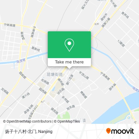 扬子十八村-北门 map