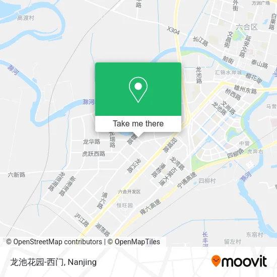 龙池花园-西门 map