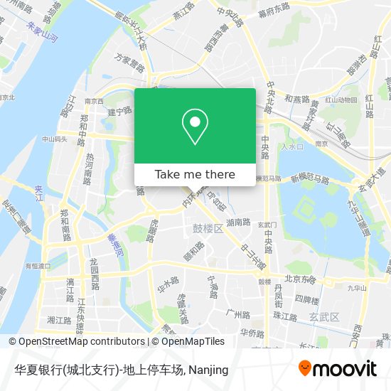 华夏银行(城北支行)-地上停车场 map