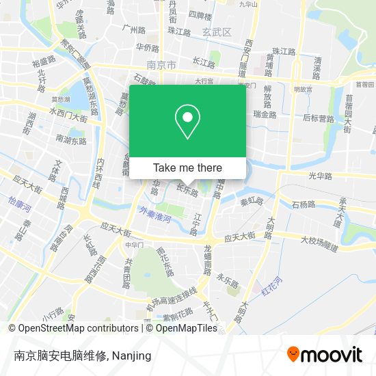 南京脑安电脑维修 map