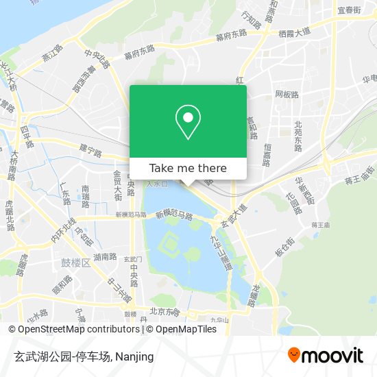 玄武湖公园-停车场 map