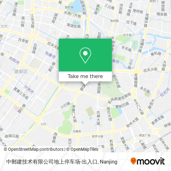 中郵建技术有限公司地上停车场-出入口 map