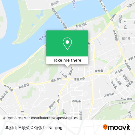 幕府山庄酸菜鱼馆饭店 map