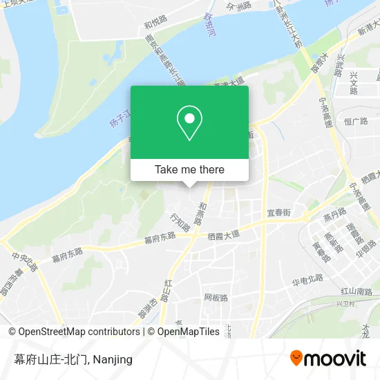 幕府山庄-北门 map