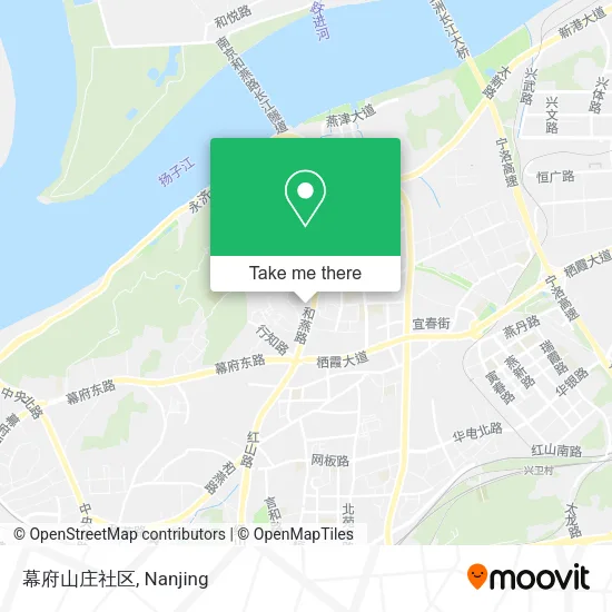 幕府山庄社区 map