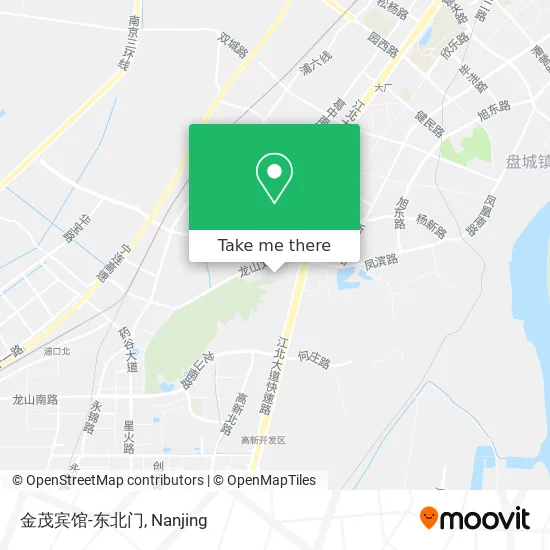 金茂宾馆-东北门 map