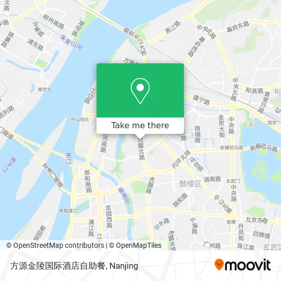 方源金陵国际酒店自助餐 map