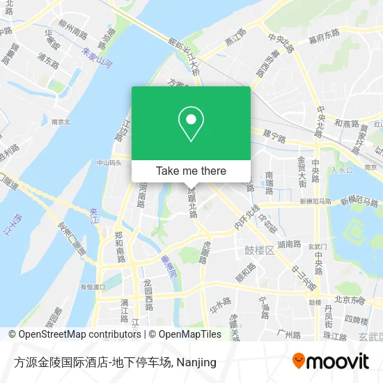 方源金陵国际酒店-地下停车场 map