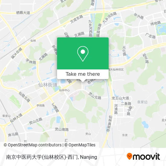 南京中医药大学(仙林校区)-西门 map