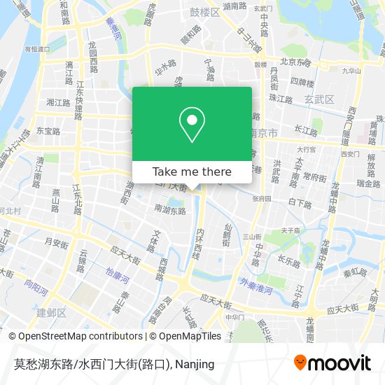 莫愁湖东路/水西门大街(路口) map