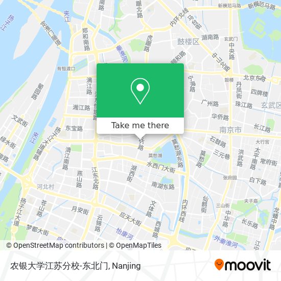 农银大学江苏分校-东北门 map