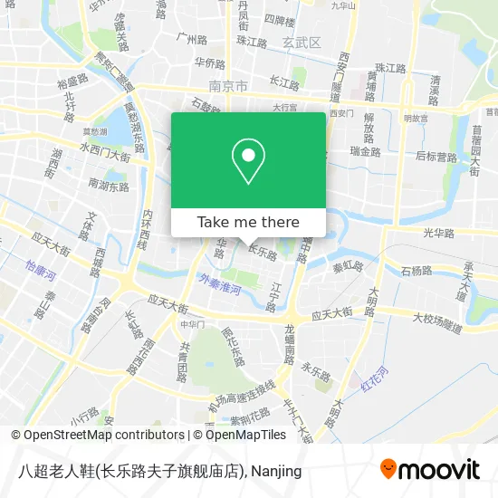 八超老人鞋(长乐路夫子旗舰庙店) map