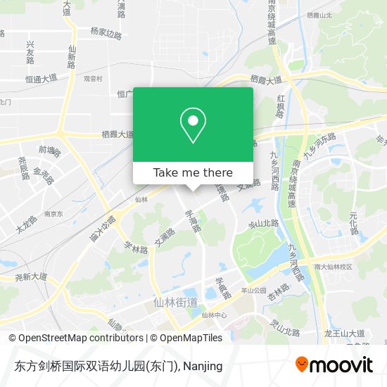 东方剑桥国际双语幼儿园(东门) map
