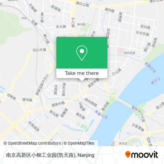南京高新区小柳工业园(凯天路) map