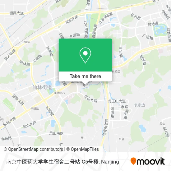 南京中医药大学学生宿舍二号站-C5号楼 map