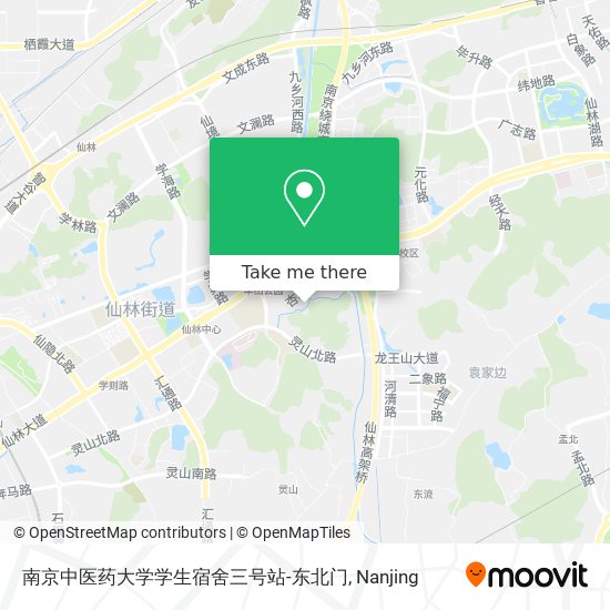 南京中医药大学学生宿舍三号站-东北门 map