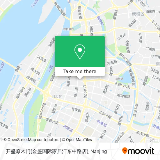 开盛原木门(金盛国际家居江东中路店) map