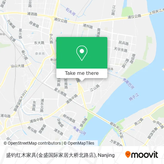 盛钧红木家具(金盛国际家居大桥北路店) map