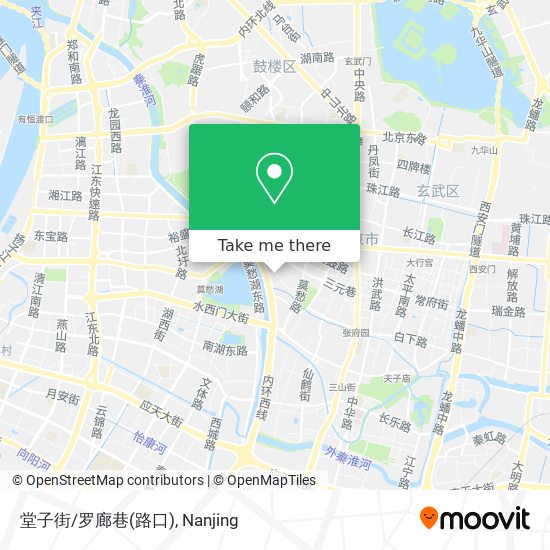堂子街/罗廊巷(路口) map