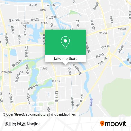 紫阳修脚店 map