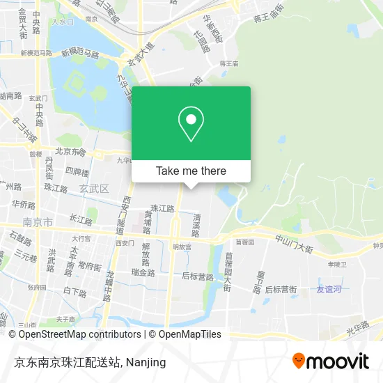 京东南京珠江配送站 map