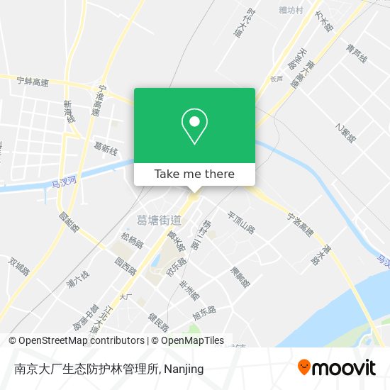 南京大厂生态防护林管理所 map